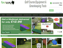 Tablet Screenshot of fairwayproductsonline.co.uk